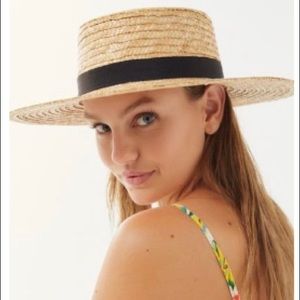 Urban Outfitters Straw Boater Hat 